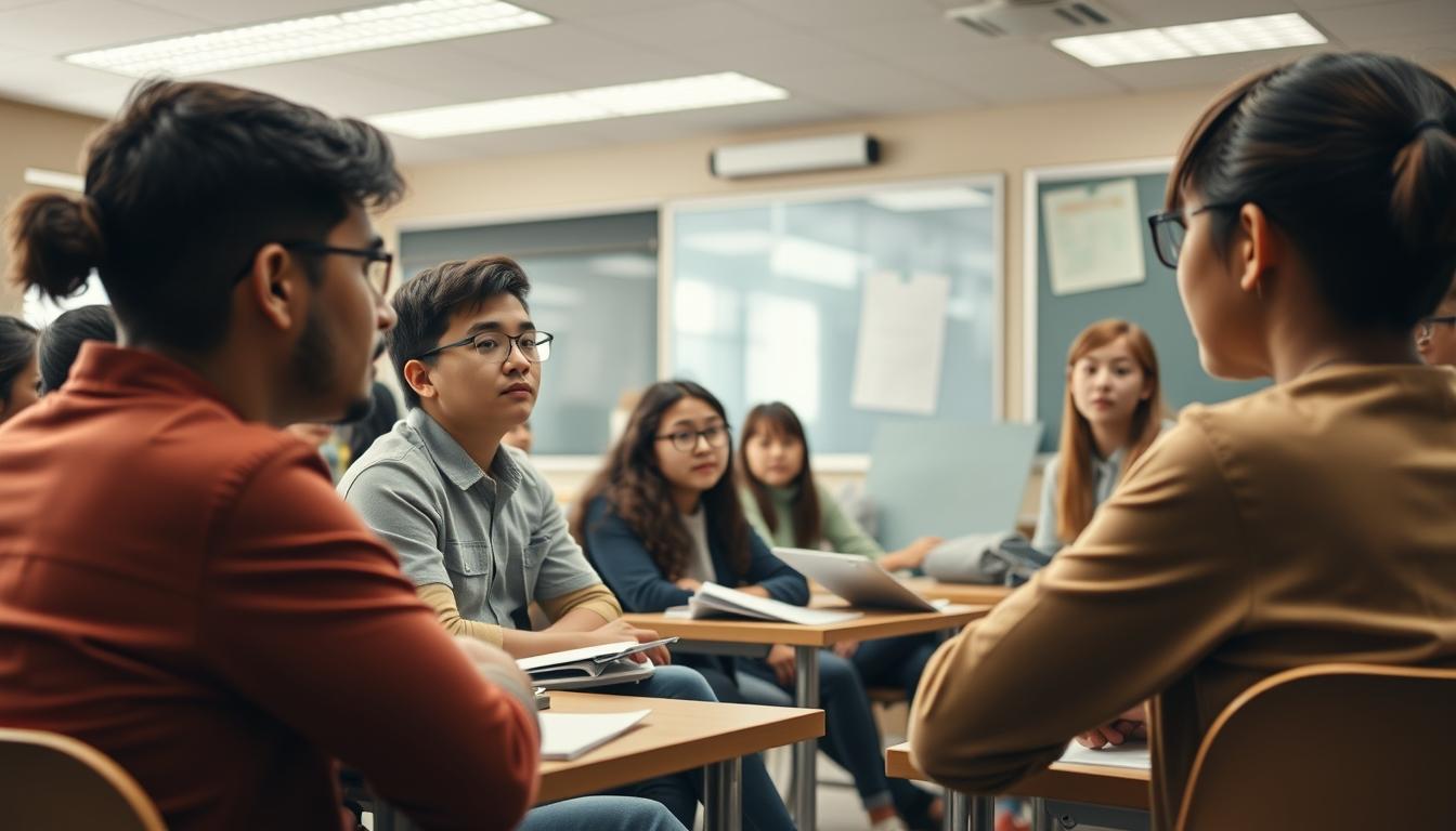 Student developing practical and academic skills